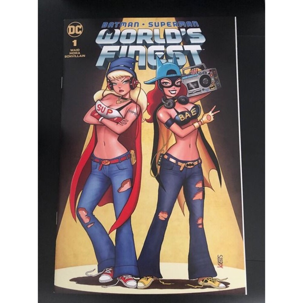 BATMAN SUPERMAN WORLDS FINEST#1 SZERDY Supergirl Batgirl Exclusive Variant NM